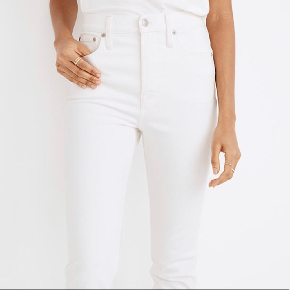Madewell White Flare Denim Jeans NWOT